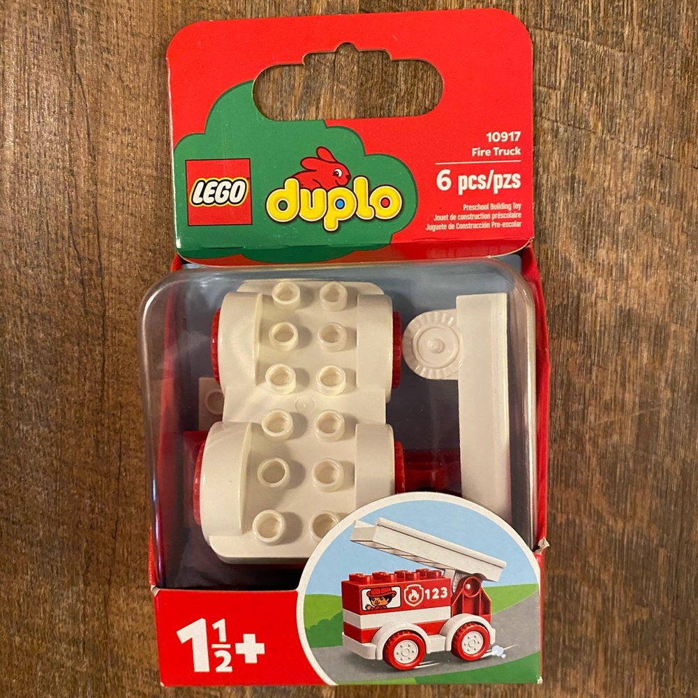 Lego Duplo 10917 My First Fire Truck, new, factory sealed, age 1 1/2+, retired